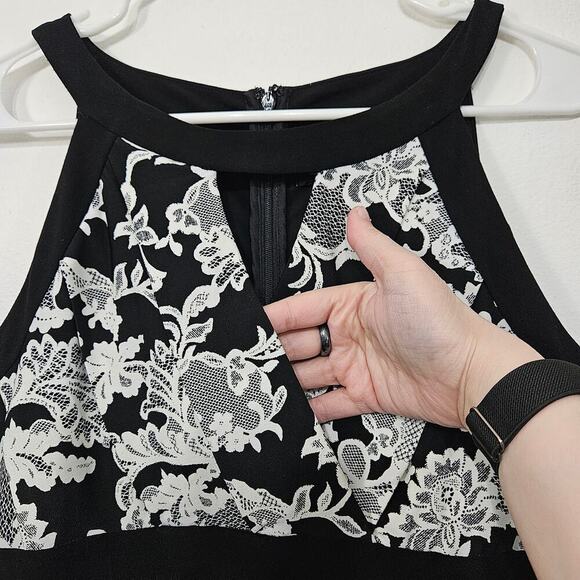 WHBM Instantly Slimming Floral Bodycon Dress Size 10 Medium Stretch - Picture 6 of 10